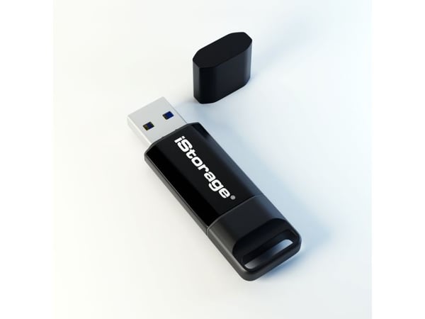 iStorage datAshur BT, 32 GB, USB Type-A, 3.2 Gen 1 (3.1 Gen 1), 170 MB/s, Muffe, Sort