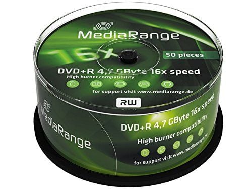 MediaRange - 50 x DVD+R - 4.7 GB (120 min) 16x - spindel