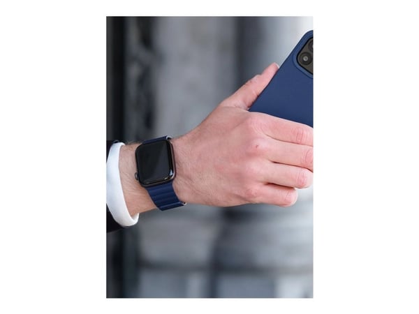 Decoded D21AWS44TS3SMNY, Yhtye, Älykello, Laivasto, Apple, Watch, Silikoni