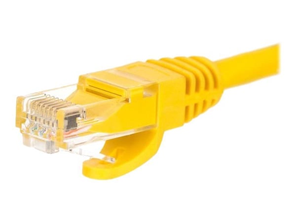 Netrack - Koblingskabel - RJ-45 (hann) til RJ-45 (hann) - UTP - CAT 6 - formstøpt, uten hindringer - gul