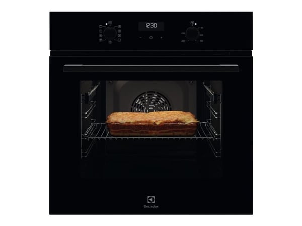 Electrolux SurroundCook 600 EOF5C50BZ - Ovn - innebygd - fordypning - bredde: 56 cm - dybde: 55 cm - høyde: 57.8 cm - med selvrens - Klasse A - svart