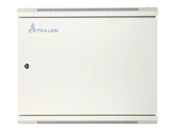 Extralink ASP - Rack skap - 600x600 mm - veggmonterbar - grå - 12U - 19"