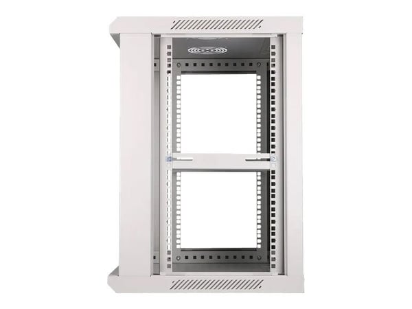 Extralink - Rack skap - 600x450 mm - veggmonterbar - grå - 12U - 19"