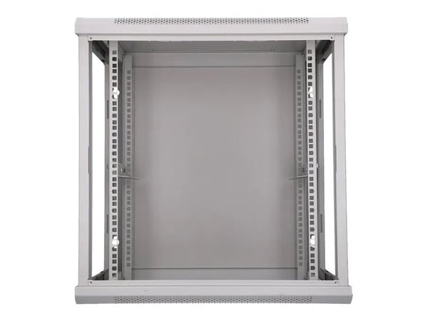 Extralink - Rack skap - 600x450 mm - veggmonterbar - grå - 12U - 19"