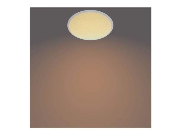 Philips Cavanal - Vegg/taklampe - LED - 12 W - varmt hvitt lys - 2700 K - rund - hvit