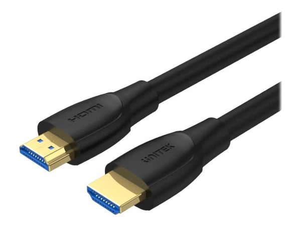 Unitek C11046BK - High Speed - HDMI-kabel - HDMI hann til HDMI hann - 20 m - multi-layer shielded - svart - flertrådet, 4K 60Hz støtte, active ampl...