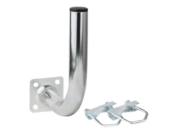 Extralink L200 BALCONY HANDLE MOUNT WITH U-BOLTS M8, Ruostumaton teräs, Kulmakiinnitin, 12 kg, Terästä, Yleiskäyttö, Sinkkipinnoitus