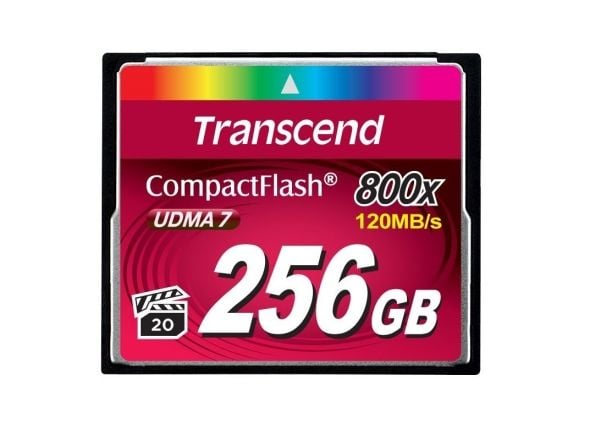 Transcend Premium - Flashminnekort - 256 GB - 800x - CompactFlash