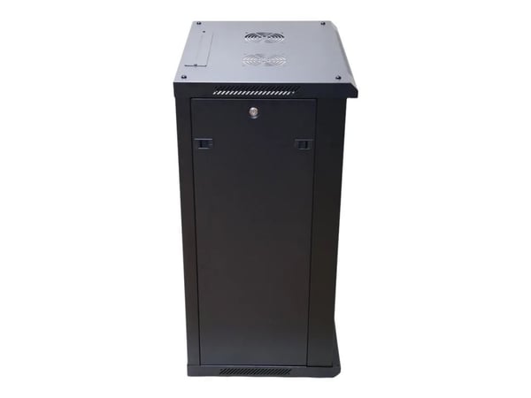 Extralink - Rack skap - 600x450 mm - veggmonterbar - svart - 15U - 19"