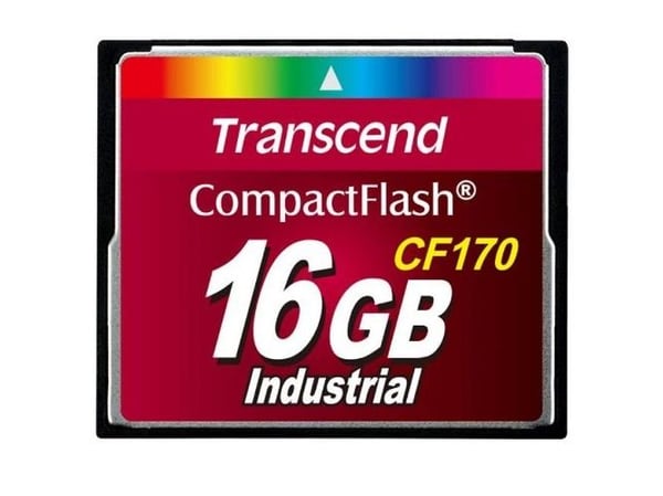Transcend CF170, 16 GB, CompactFlash, MLC, 90 MB/s, 60 MB/s, Lämmönkestävä, Iskunkestävä