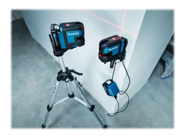 Makita SK105DZ, 25 m, 3 mm/m, 4°, Punainen, Linjalaser, Musta, Sininen *Wothout battery & Charger!*