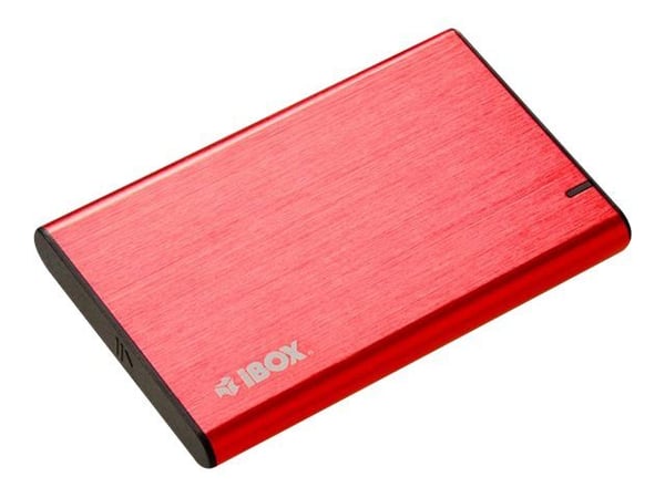 iBOX HD-05 - Lagringspakning - 2.5" - SATA 6Gb/s - USB 3.1 (Gen 1) - rød