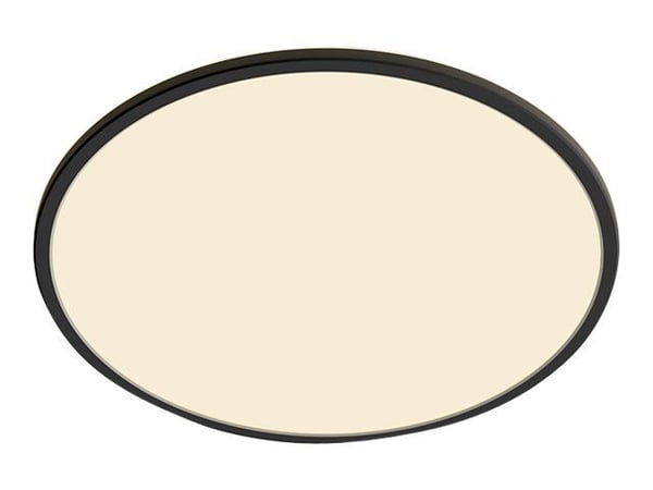 Philips Superslim CL550 - Vägg-/taklampa - LED - 22 W - 2700 K - rund - svart - 43cm
