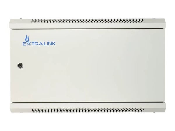 Extralink ASP - Rack skap - 600x450 mm - veggmonterbar - grå - 6U - 19"
