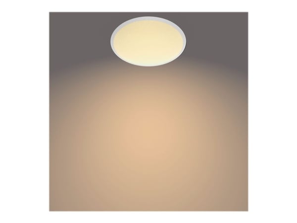 Philips Cavanal - Vegg/taklampe - LED - 12 W - varmt hvitt lys - 2700 K - rund - hvit