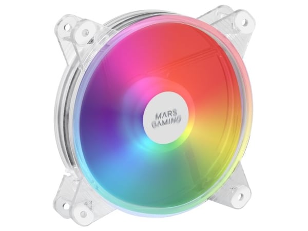Mars Gaming MFD, Tuuletin, 12 cm, 1100 RPM, Valkoinen
