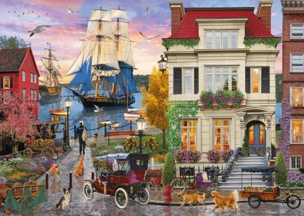 Schmidt Games Puzzle 1000 Satamakaupunki
