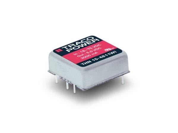 Traco Power THN 15-4811WI, 25,4 mm, 9,9 mm, 25,4 mm, 16,5 g, 15 W, 18-75 V