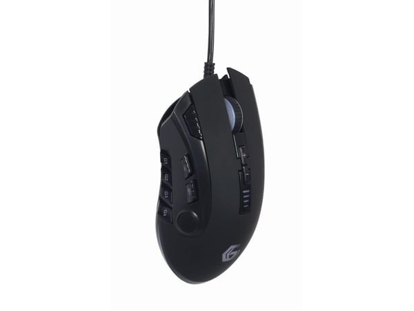 Gembird GMB Gaming MUSG-RAGNAR-RX500 - Mus - ergonomisk - gaming, RGB backlighted - 10 knapper - kablet - USB 2.0 - giftbox with transparent window