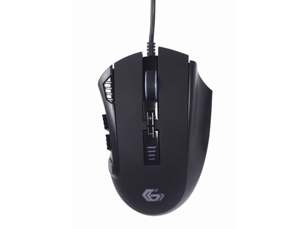 Gembird GMB Gaming MUSG-RAGNAR-RX500 - Mus - ergonomisk - gaming, RGB backlighted - 10 knapper - kablet - USB 2.0 - giftbox with transparent window
