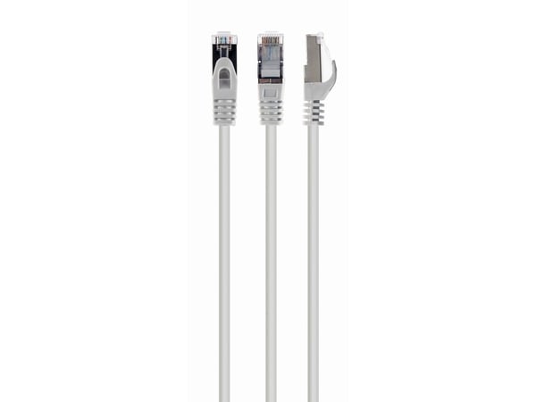 Cablexpert - Koblingskabel - RJ-45 (hann) til RJ-45 (hann) - SFTP - CAT 6a - halogenfri, formstøpt, uten hindringer - hvit