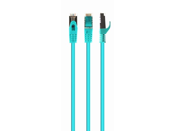 Cablexpert - Koblingskabel - RJ-45 (hann) til RJ-45 (hann) - SFTP - CAT 6a - halogenfri, formstøpt, uten hindringer - grønn