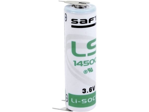 Saft LS 14500 3PFRP Erikoisakku R6 (AA) U-loddeben Lithium 3.6 V 2600 mAh 1 stk 1 stk