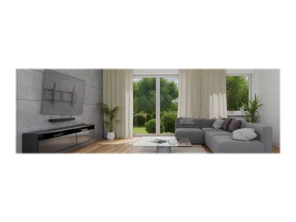 Goobay Pro - XL - brakett - tipping - for LCD-TV - låsbar - stål - svart - skjermstørrelse: 43"-100" - veggmonterbar
