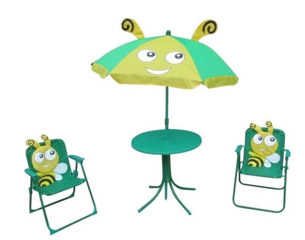 Okko Kids 4-delars trädgårdsmöbelset Bee