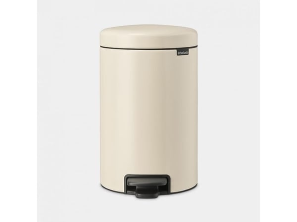 Brabantia avfallsbeholder New Icon 12L Soft Beige pedalbøtte 149924