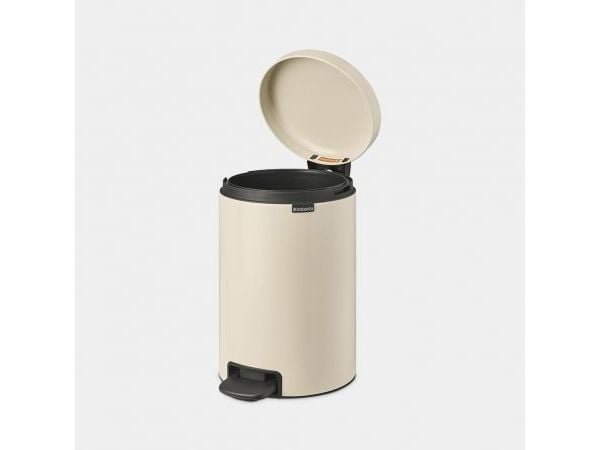 Brabantia avfallsbeholder New Icon 12L Soft Beige pedalbøtte 149924