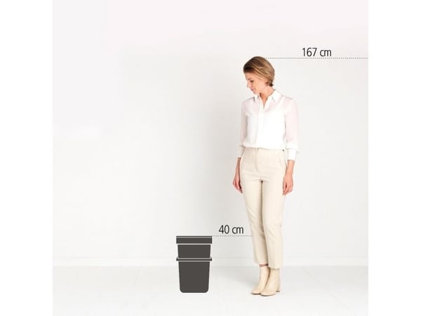Brabantia Sort & Go, 265 mm, 340 mm, 400 mm, 1,3 kg, Belgia