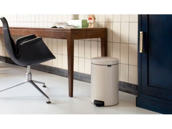 Brabantia NewIcon, 20L, rund, beige, pedal, 29cm, 290mm