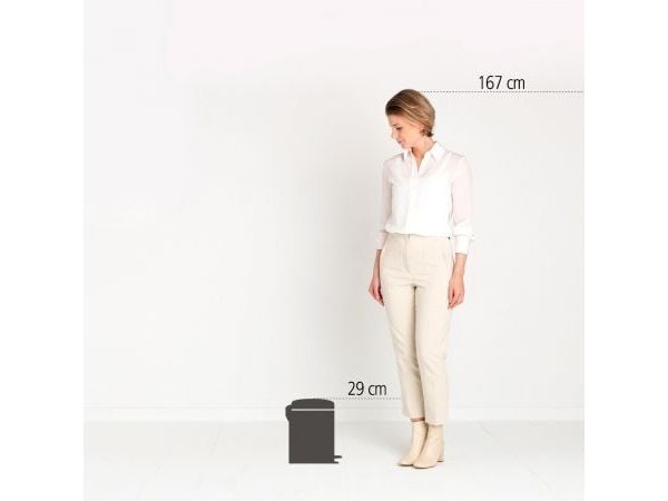 Brabantia NewIcon, 5 L, Pyöreä, Beige, Poljin, Belgia, 20,5 cm