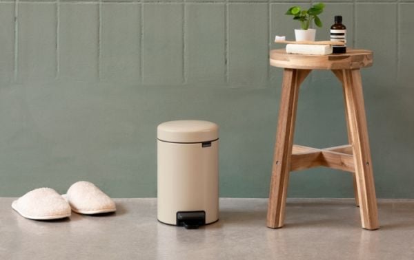 Brabantia NewIcon, 5 L, Pyöreä, Beige, Poljin, Belgia, 20,5 cm