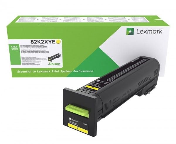 Lexmark - Ekstra høy ytelse - gul - original - tonerpatron LCCP, LRP, Lexmark Corporate - for Lexmark CX825de, CX825dte, CX825dtfe, CX860de, CX860d...