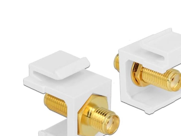 DeLOCK 86365, SMA, SMA, Valkoinen