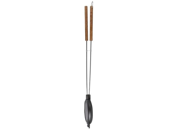 Esschert Design Waffeleisen, 2 vafler, Rektangulær, Sort, Metall, 175 mm, 53 mm
