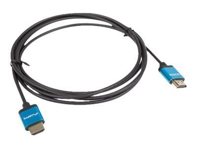 Lanberg - Premium High Speed - HDMI-kabel - HDMI hann til HDMI hann - 1.8 m - svart - 4K-støtte, 1080p-støtte