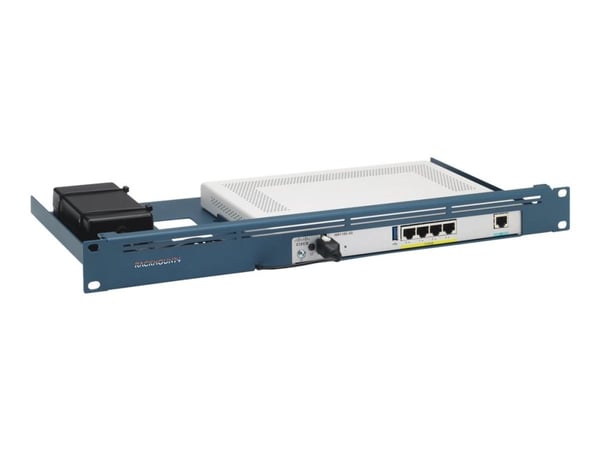 Rackmount.IT CISRACK RM-CI-T11 - Monteringssett for nettverksenhet - rackmonterbar - metallic blå - 1U - 19" - for Cisco Integrated Services Router...