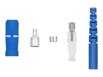 Qoltec - Nettverkkontakt - SC/PC-enkeltmodus - fiberoptisk - 2 mm (en pakke 200)