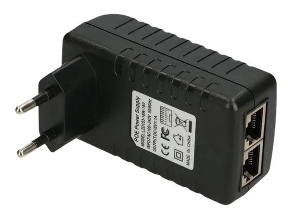 Extralink POE-18-18W - Strøminjektor - AC 100-240 V - 18 watt - utgangskontakter: 1