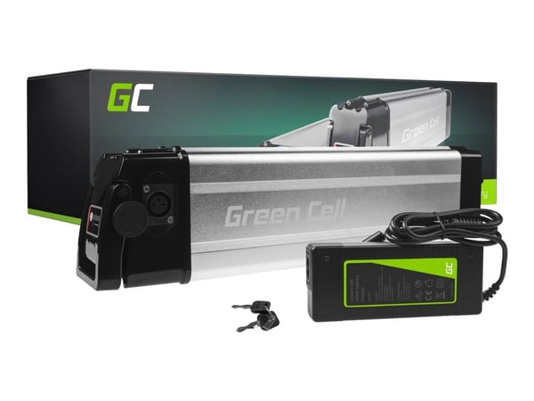 Green Cell kraftig batteri til elsykkel 36V 10,4Ah (374,4Wh) Silverfish