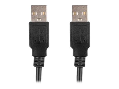 Lanberg - USB-kabel - USB (hann) til USB (hann) - USB 2.0 - 1.8 m - svart