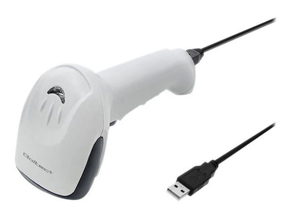 Qoltec - Strekkodeskanner - håndholdt - 500 skann/sek - dekodet - USB