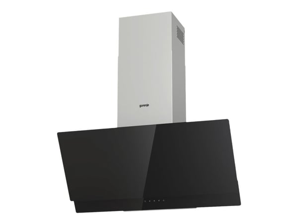 Gorenje Essential WHI949EXBG - Panser - skorsteinvinklet - bredde: 90 cm - dybde: 33.5 cm - ekstraksjon og resirkulasjon (-) - med intern motor - r...