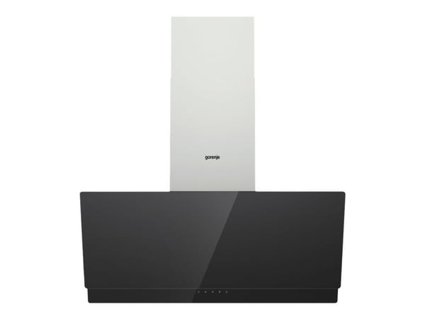 Gorenje Essential WHI949EXBG - Panser - skorsteinvinklet - bredde: 90 cm - dybde: 33.5 cm - ekstraksjon og resirkulasjon (-) - med intern motor - r...