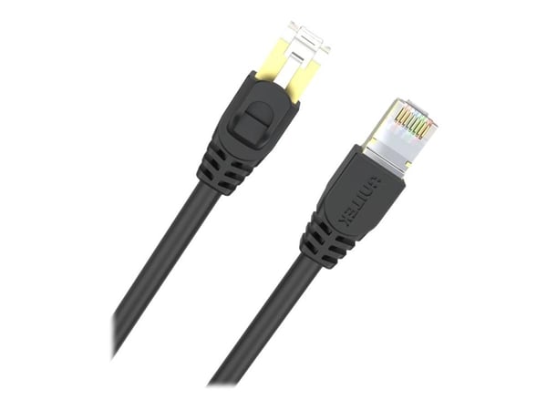 Unitek - Koblingskabel - RJ-45 (hann) til RJ-45 (hann) - 6.8 mm - skjermet, beskyttet tvunnet parkabel (STTP) - CAT 7 - formstøpt, uten hindringer ...
