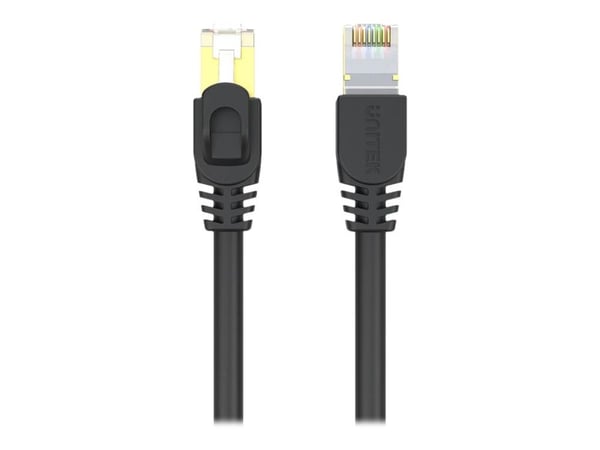 Unitek - Koblingskabel - RJ-45 (hann) til RJ-45 (hann) - 6.8 mm - skjermet, beskyttet tvunnet parkabel (STTP) - CAT 7 - formstøpt, uten hindringer ...
