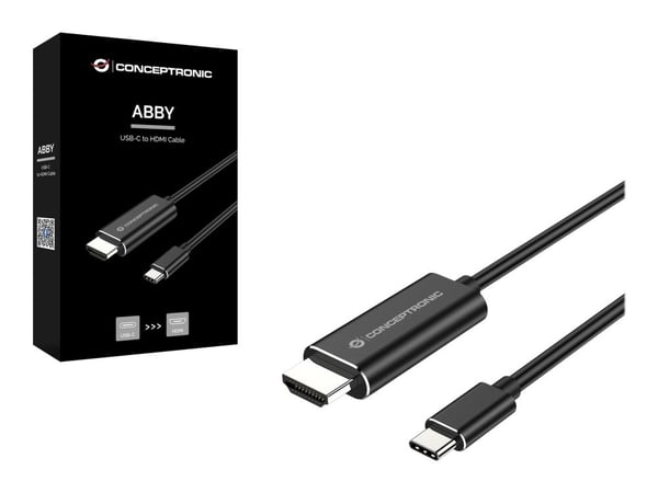Conceptronic ABBY - Adapterkabel - USB-C han till HDMI han